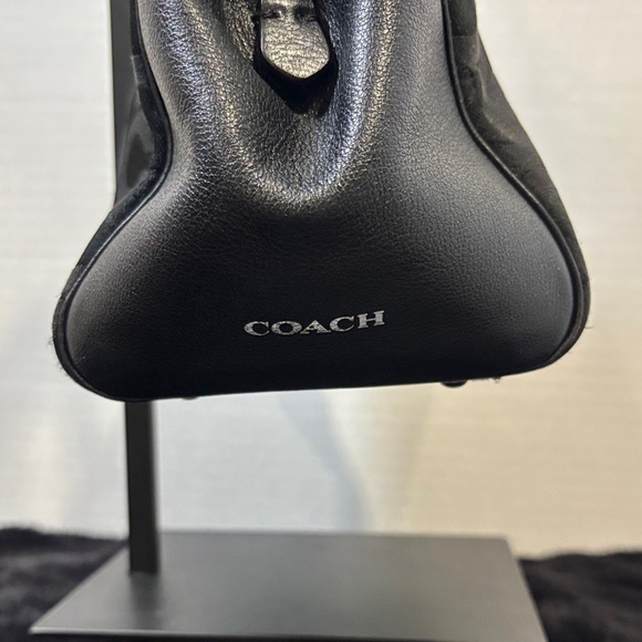 Coach Signature Canvas Satchel with Leather Trim Silver hardware 2 Hang Tag - Picture 9 of 15